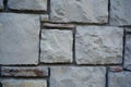 Old gray stone wall, seamless background texture Royalty Free Stock Photo