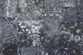 Old gray stone wall, seamless background texture Royalty Free Stock Photo