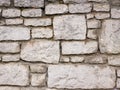 Old gray stone wall texture background Royalty Free Stock Photo