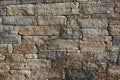 Old gray urban brick wall background Royalty Free Stock Photo
