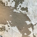 Old gray wall with cracks Royalty Free Stock Photo