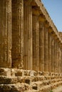 Old greek columns Royalty Free Stock Photo