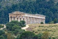 Old Greek Doric temple of Segesta, Sicily, Italy Royalty Free Stock Photo