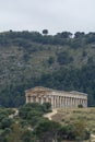 Old Greek Doric temple of Segesta, Sicily, Italy Royalty Free Stock Photo