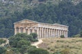 Old Greek Doric temple of Segesta, Sicily, Italy Royalty Free Stock Photo