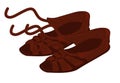 Old greek shoes, ancient footwear and fashion