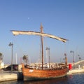 Old Greek style ship Royalty Free Stock Photo