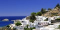 The old Greek town of Lindos Royalty Free Stock Photo