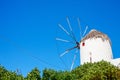 Old greek windmill Royalty Free Stock Photo