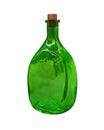 Old green bottle Royalty Free Stock Photo