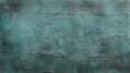 Old green concrete wall surface. ?rumbled. Close-up. Dark teal rough background for design.