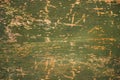 Old green cracked wood background, rustic wooden surface with copy space Royalty Free Stock Photo
