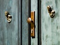 Old Green Door Royalty Free Stock Photo