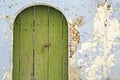 Old green door Royalty Free Stock Photo