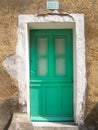 The old green door