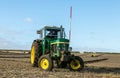 A old green john deere 2030 tractor Royalty Free Stock Photo