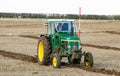 A old green john deere 2030 tractor Royalty Free Stock Photo