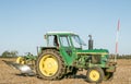 A old green john deere 2030 tractor