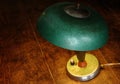 Old green lamp