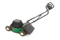 Old green lawn mower Royalty Free Stock Photo