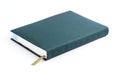 Old green leather notebook Royalty Free Stock Photo