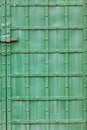 Old green metal gate Royalty Free Stock Photo