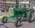 Old Green Oliver tractor in Pella, Iowa. Royalty Free Stock Photo