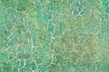 the old green paint was cracked textura Royalty Free Stock Photo