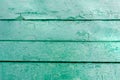 Old green painted natural grunge textured wood background. Aged wood for design