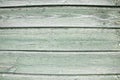 Old green painted wood wall - texture or background Royalty Free Stock Photo