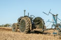 Old green vintage fordson tractor Royalty Free Stock Photo