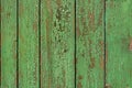 Old Green Wooden Fence. Seamless Texture. Green Background. Old Painted Vertical Boards