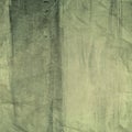 Old green wrinkled paper texture Royalty Free Stock Photo