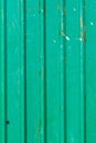 Old green zinc wall Royalty Free Stock Photo