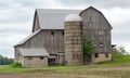 Old Grey barn and silo