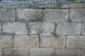 Old grey cement wall surface with cracks. dirty cement walls with rough surface. Texture of old gray concrete wall for background. Royalty Free Stock Photo