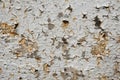 Old grey metal wall texture with peeling gray paint.Close up Ruins brown rustic peel off from the metal sheet surface of iron Royalty Free Stock Photo