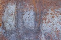 Old grey rusted metal background.