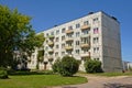 Old grey soviet apartment buildings in Karosta, Liepaja, Latvia