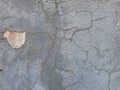 Old grey unevenly colored cracked wall Royalty Free Stock Photo