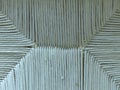 Old grey white woven rattan cane bamboo texture for background. Royalty Free Stock Photo