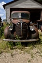 Old grill of a Chevy pickup Royalty Free Stock Photo