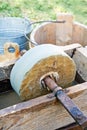 Old Grinding Wheel Royalty Free Stock Photo