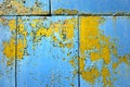 Old grunge colorful shabby metallic wall texture