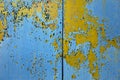 Old grunge colorful shabby metallic wall texture