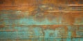 Old grunge copper bronze rusty texture background. Distressed cracked patina siding. Royalty Free Stock Photo