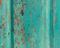 Old grunge cracked paint on metal wall texture Royalty Free Stock Photo
