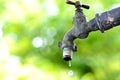 Old and grunge faucet Royalty Free Stock Photo