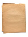 Old grunge folded paper background