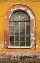 Old grunge glass window